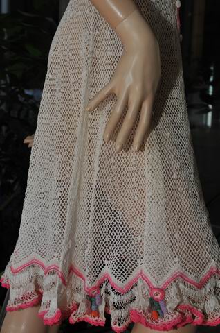 VINTAGE & New Delicate Unique Hand Crochet Dress S,M, L  